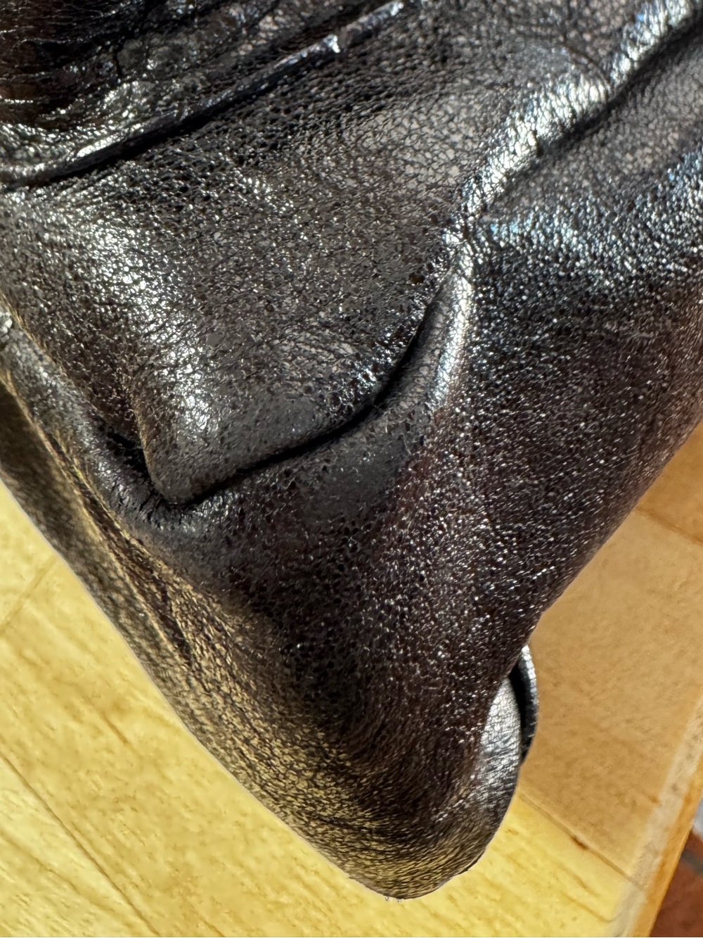 Chloé Saskia Black Leather Shoulder Satchel bag VTG - Picture 10 of 16